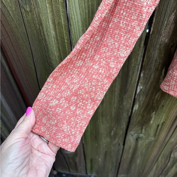 Lucky Brand Waffle Long Sleeve Top Tee qWomen’s Sz Medium - Picture 4 of 7